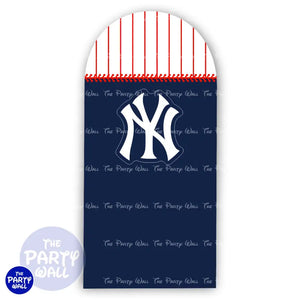 Yankees - Funda para mampara de punta redonda o rectangular Mampara de punta redonda