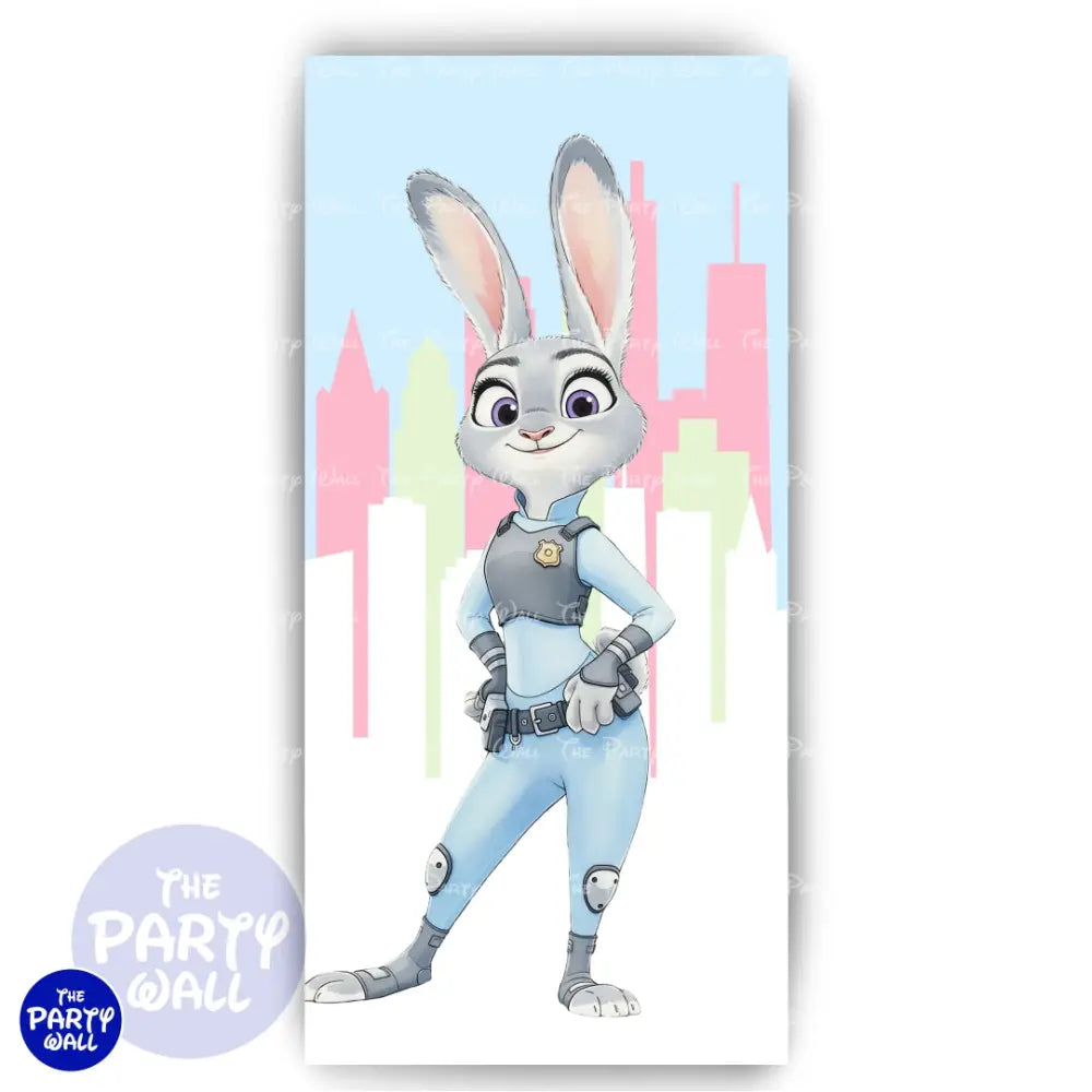 Zootopia - Funda para mampara de punta redonda o rectangular - Mampara de punta redonda