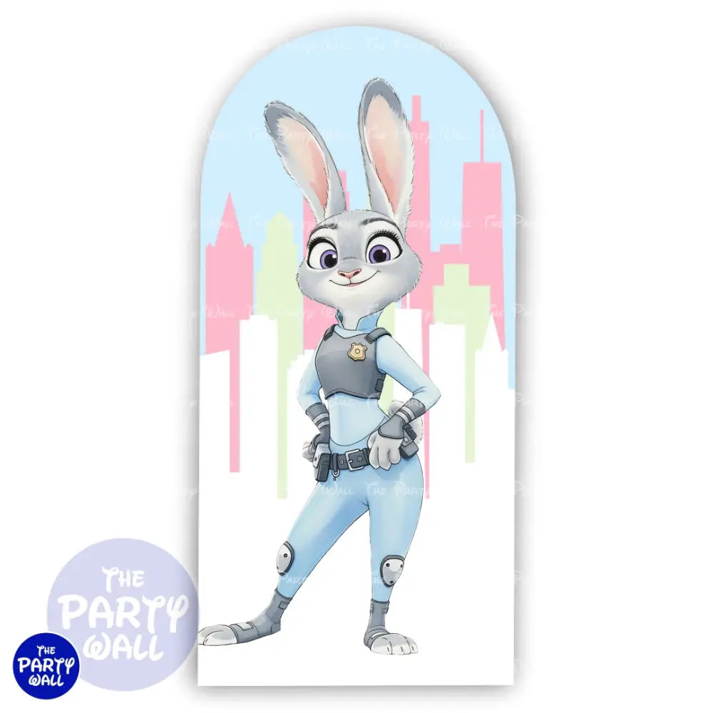 Zootopia - Funda para mampara de punta redonda o rectangular - Mampara de punta redonda